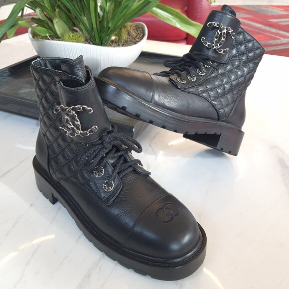 Chanel Combat boots G31852 original - Picture 2 of 16